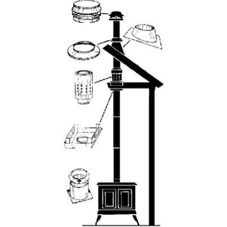 Airjet Airjet 6SCKS Chase Kit - 6 in. 6SCKS